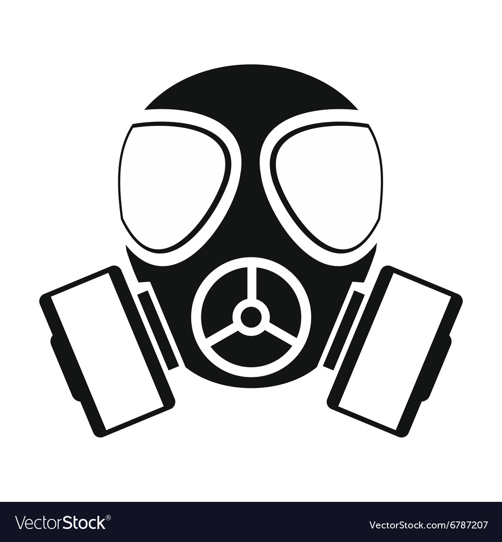 Detail Gas Mask Vector Nomer 8