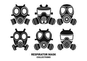 Detail Gas Mask Vector Nomer 10