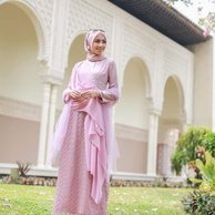 Detail Gaun Malam Muslimah Nomer 28