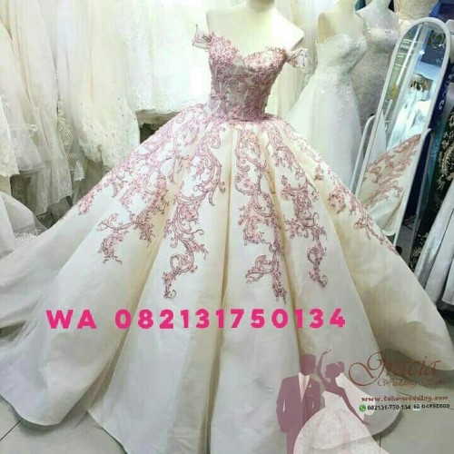 Detail Gaun Pengantin Ball Gown Nomer 12