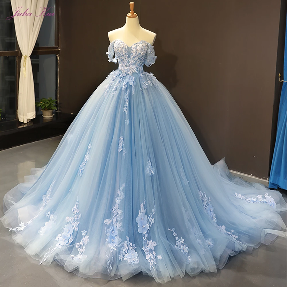 Gaun Pengantin Biru Langit - KibrisPDR