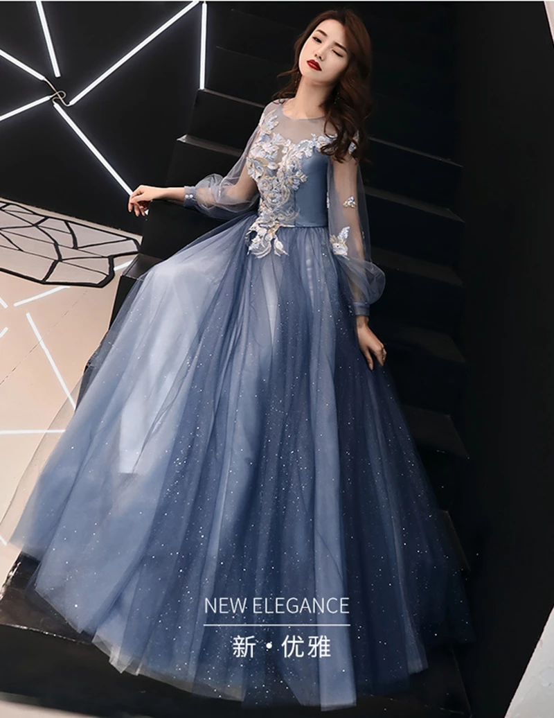 Detail Gaun Pengantin Biru Langit Nomer 30