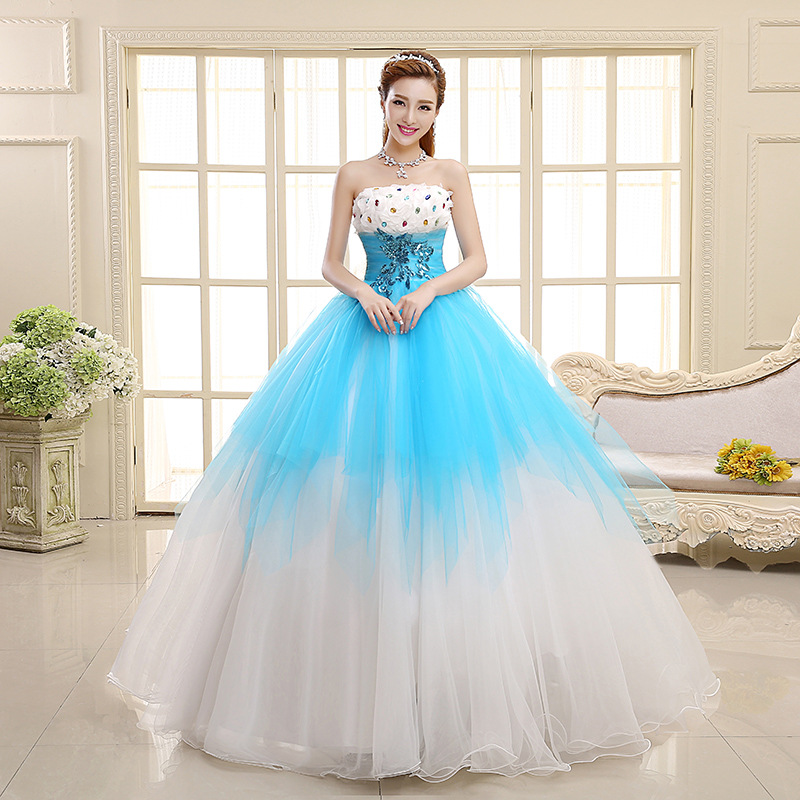 Detail Gaun Pengantin Biru Langit Nomer 39