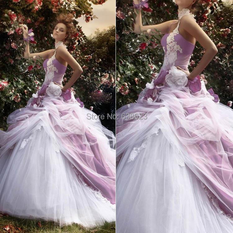 Detail Gaun Pengantin Ungu Lavender Nomer 39
