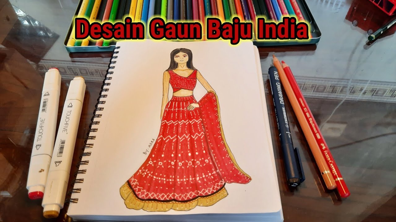 Detail Gaun Sari India Nomer 45