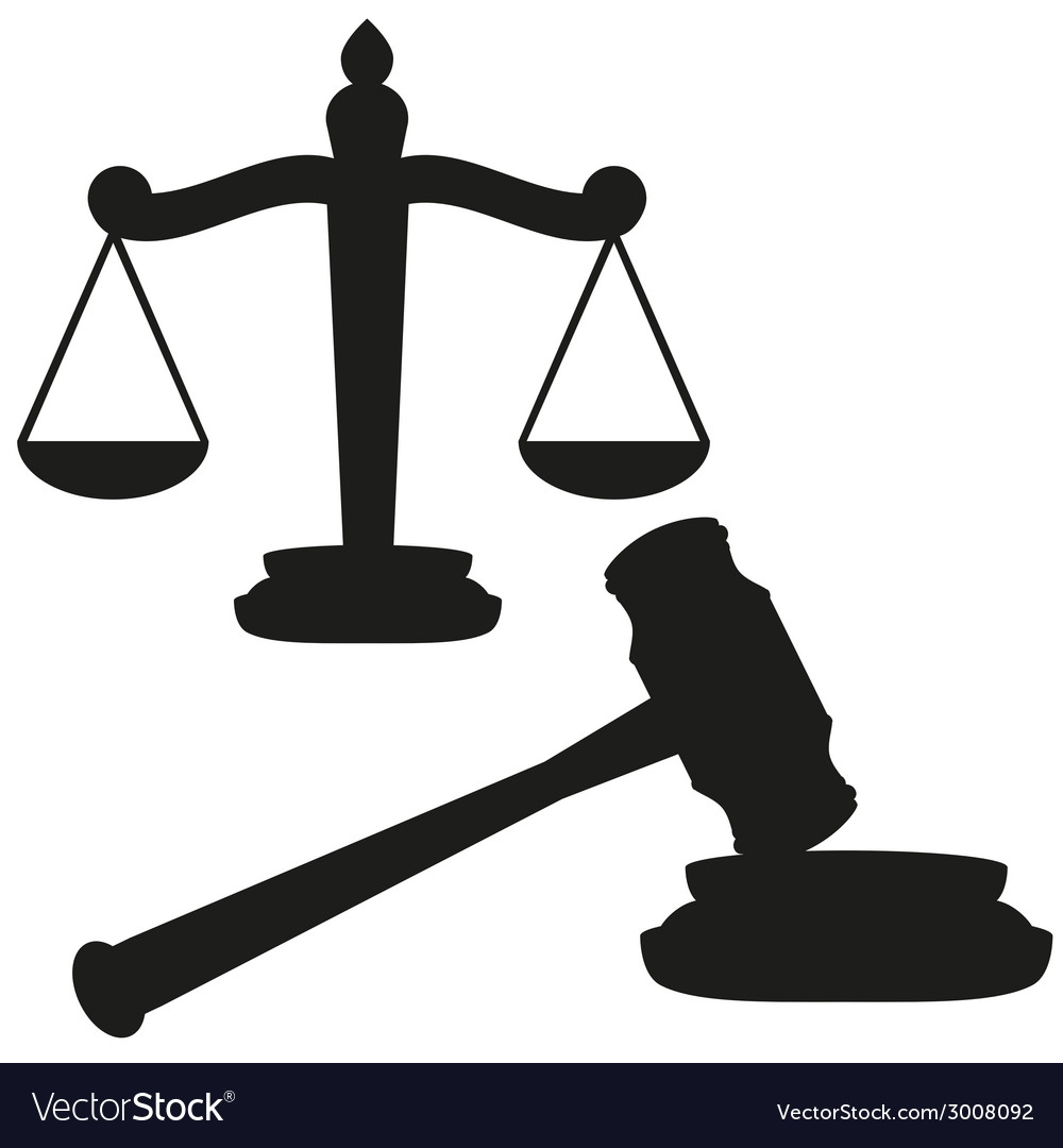 Detail Gavel And Scales Clipart Nomer 2