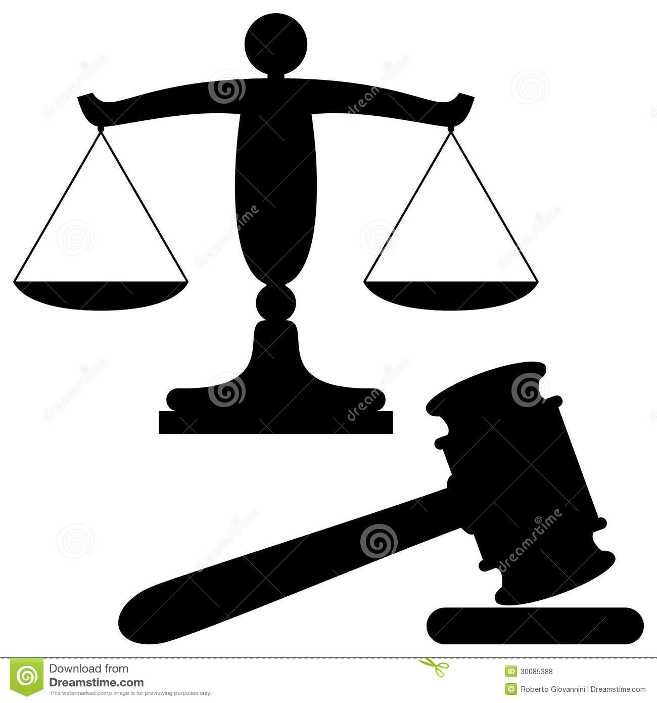 Detail Gavel And Scales Clipart Nomer 15