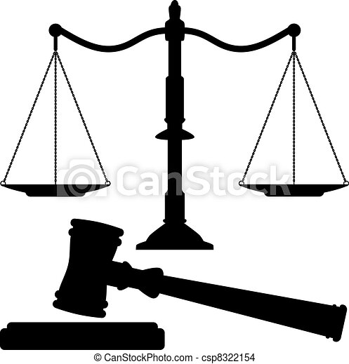 Detail Gavel And Scales Clipart Nomer 7