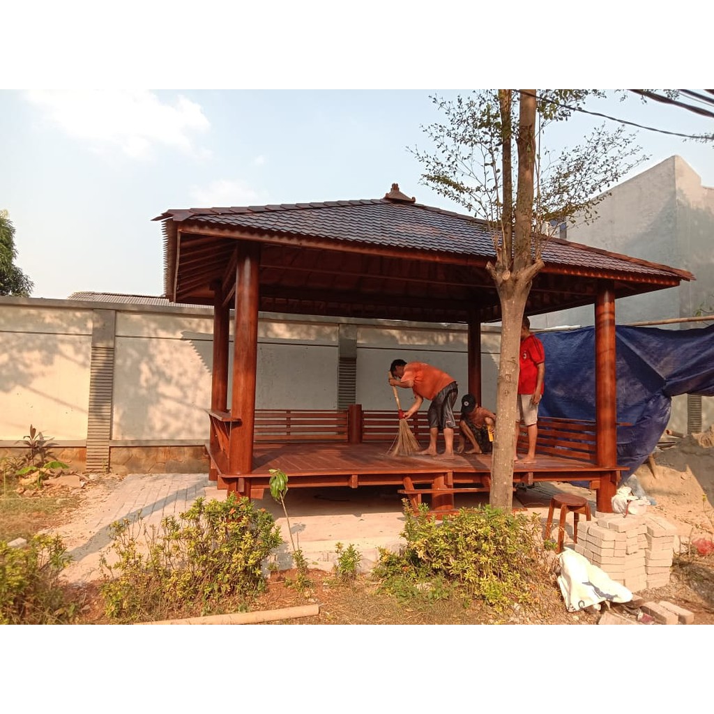 Detail Gazebo Atap Miring Nomer 38
