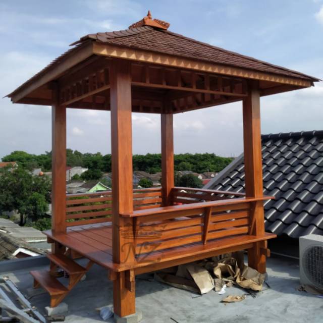 Detail Gazebo Atap Miring Nomer 40