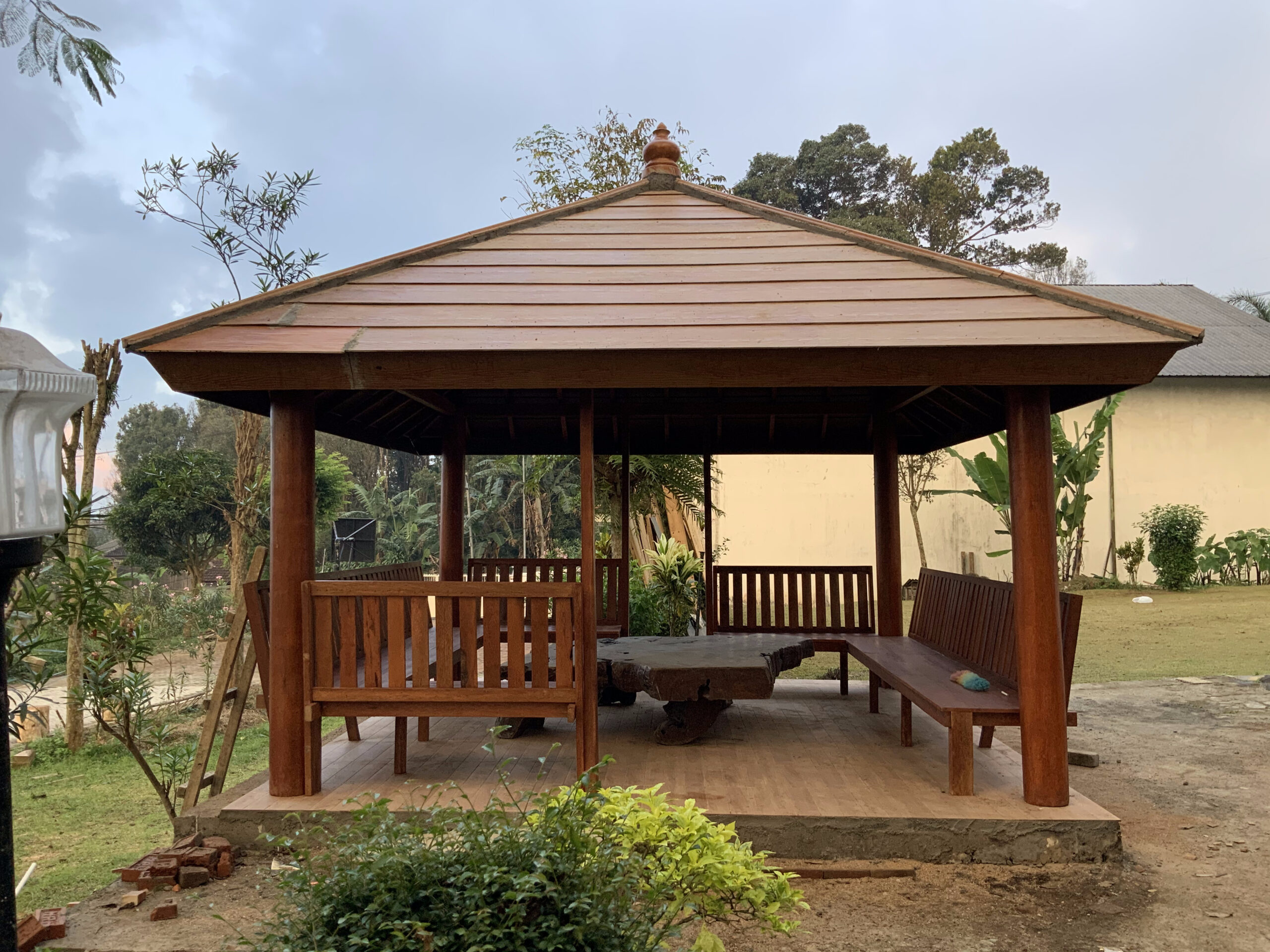 Detail Gazebo Atap Miring Nomer 44