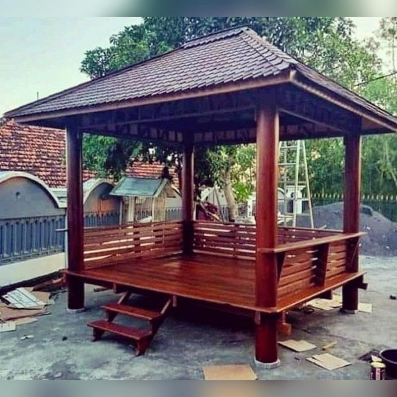 Detail Gazebo Teras Rumah Nomer 6