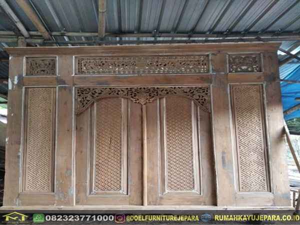 Detail Gebyok Rumah Jawa Desa Kuno Nomer 11