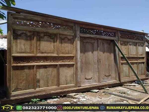 Detail Gebyok Rumah Jawa Desa Kuno Nomer 5