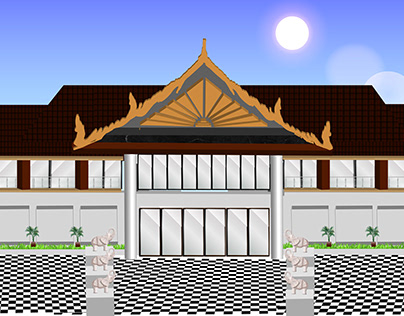 Detail Gedung Pasar Animasi Nomer 52