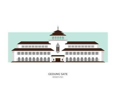 Detail Gedung Sate Bandung Png Nomer 24