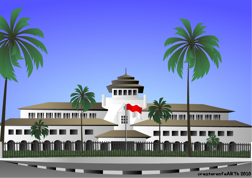 Detail Gedung Sate Vector Png Nomer 23