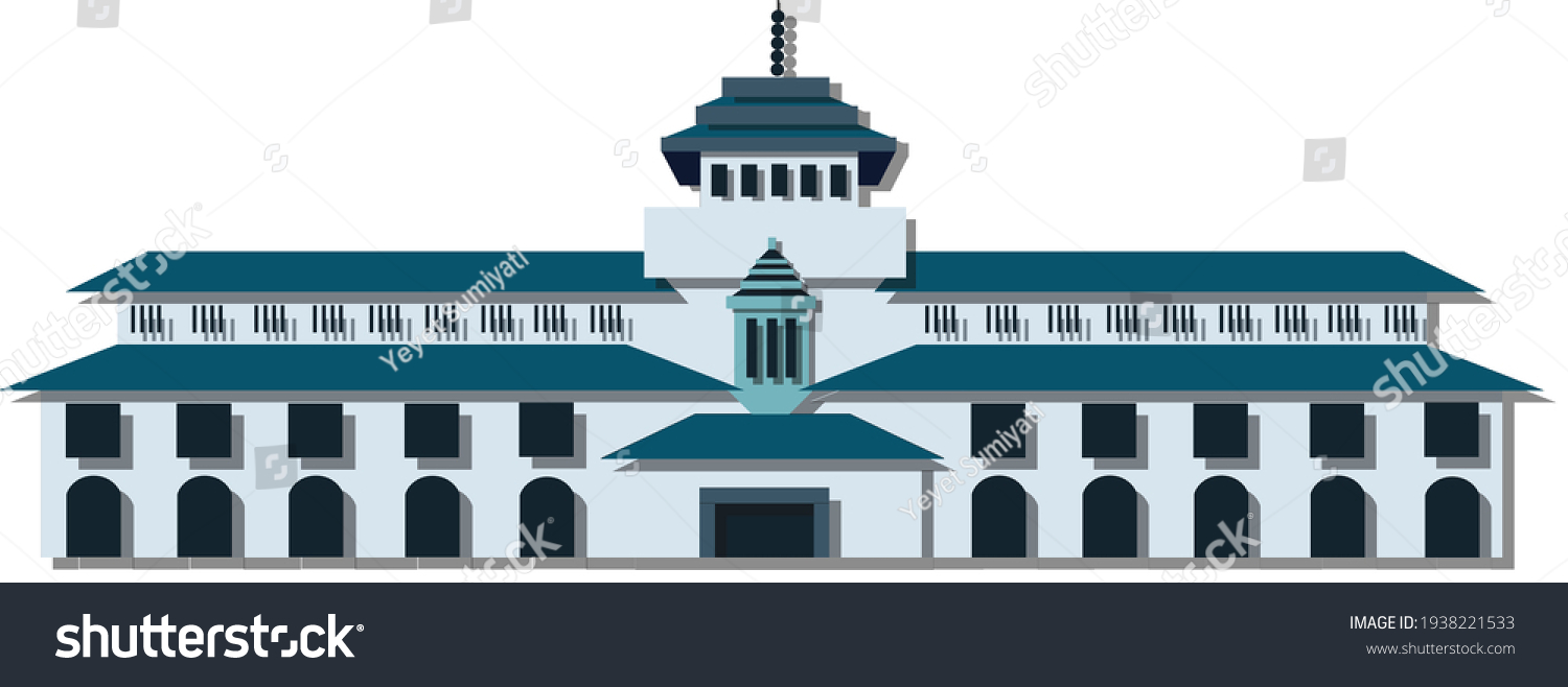 Detail Gedung Sate Vector Png Nomer 41