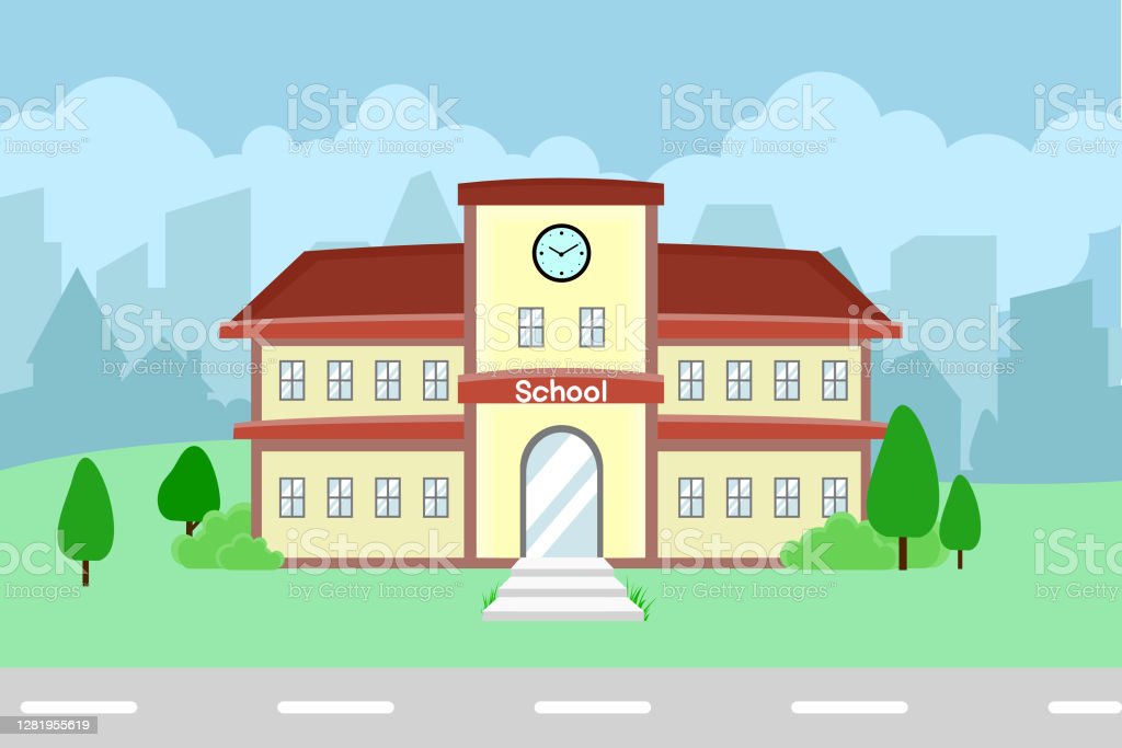 Detail Gedung Sekolah Vector Nomer 15