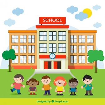 Detail Gedung Sekolah Vector Nomer 25
