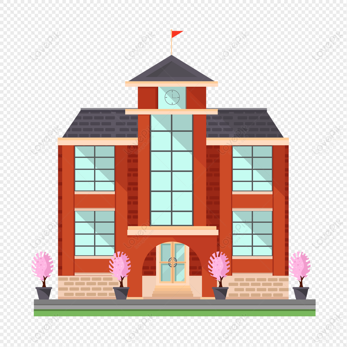 Detail Gedung Sekolah Vector Nomer 29