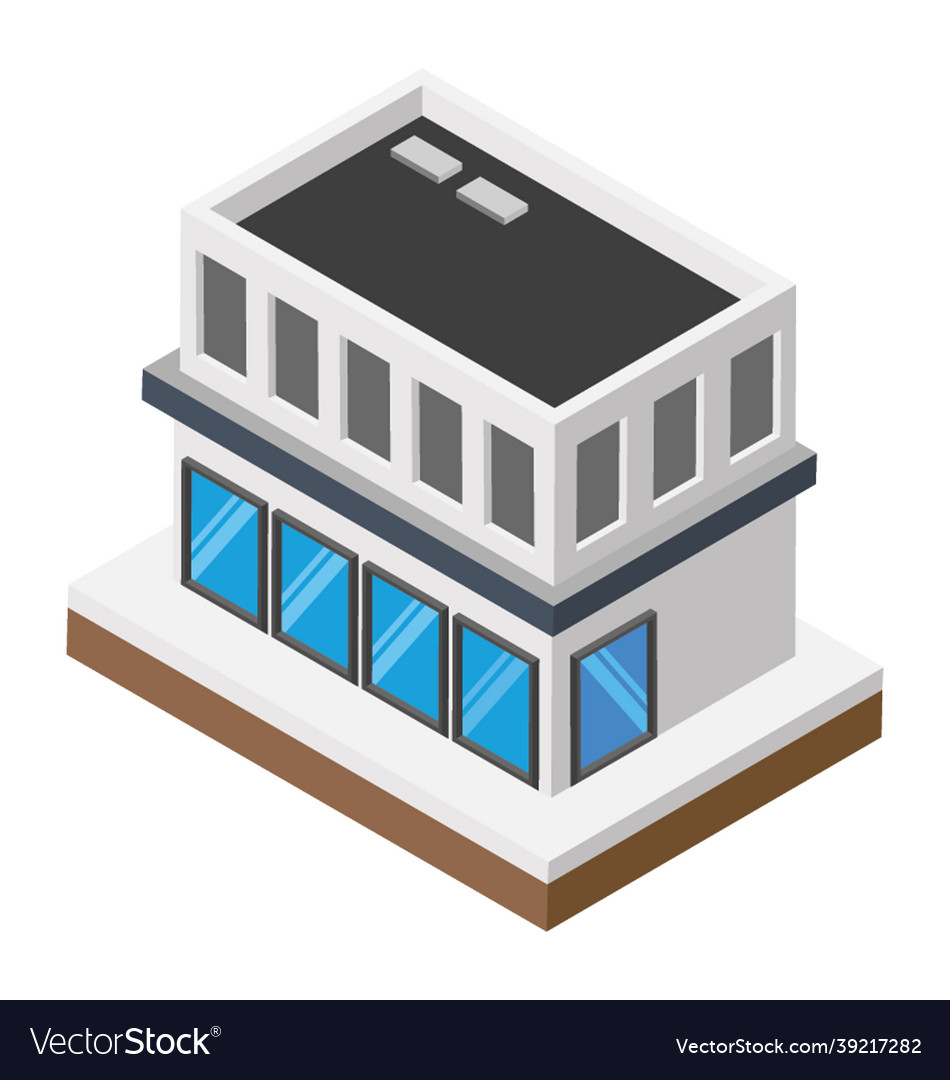 Detail Gedung Vector Nomer 11