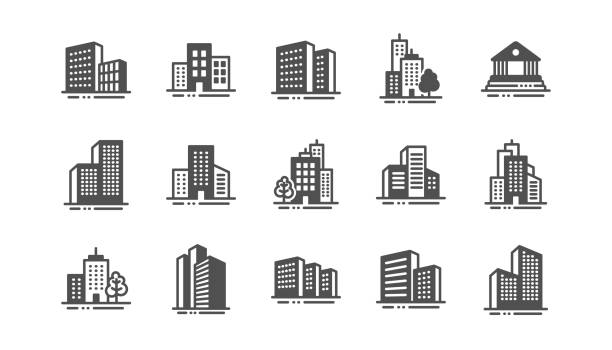 Detail Gedung Vector Nomer 12