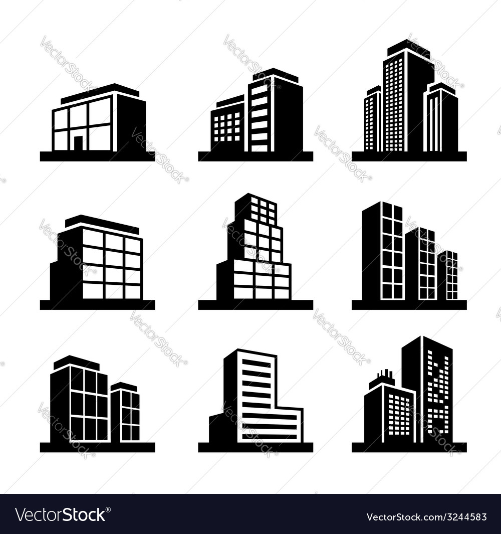 Detail Gedung Vector Nomer 16
