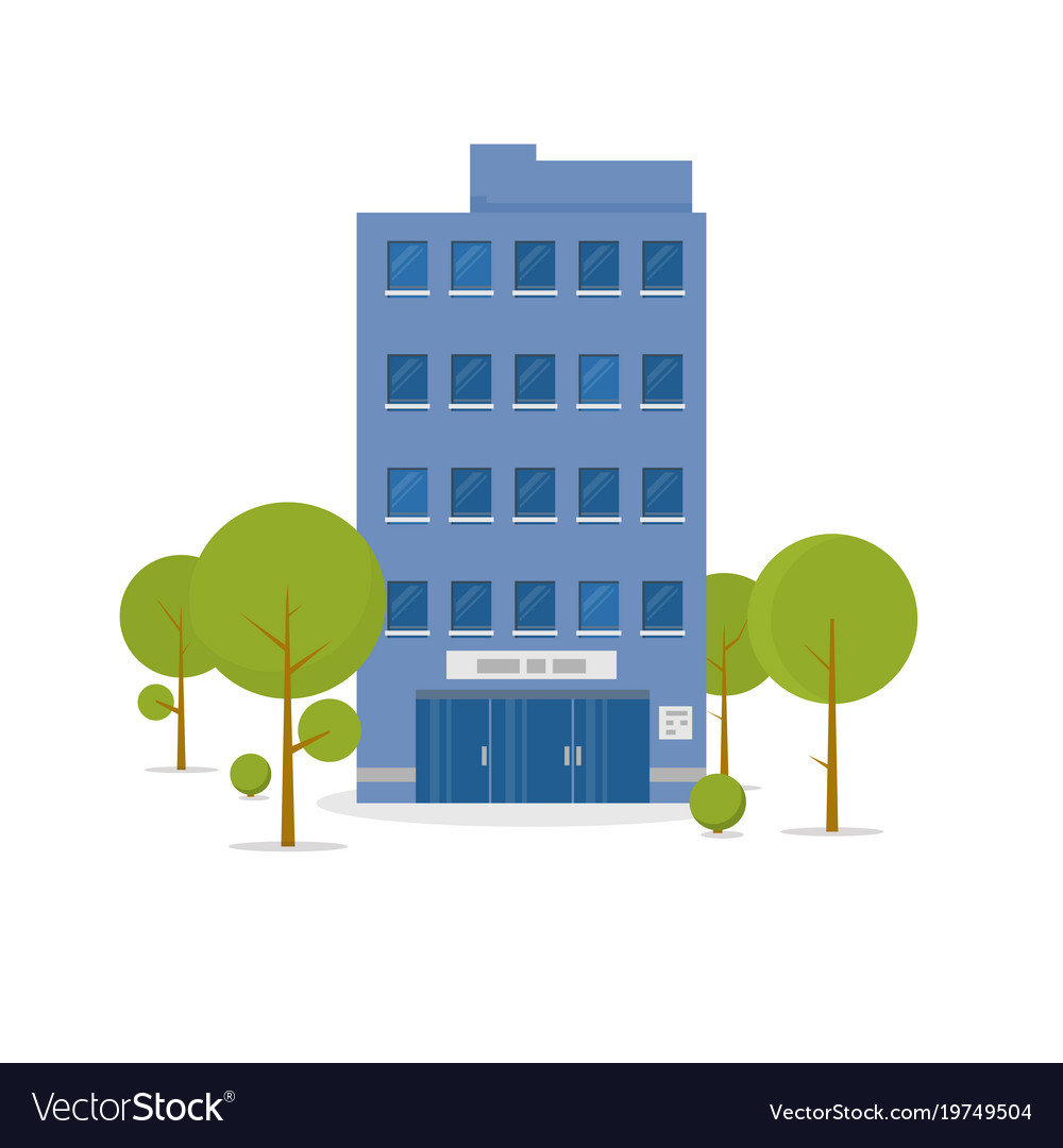 Detail Gedung Vector Nomer 40