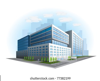 Detail Gedung Vector Nomer 47