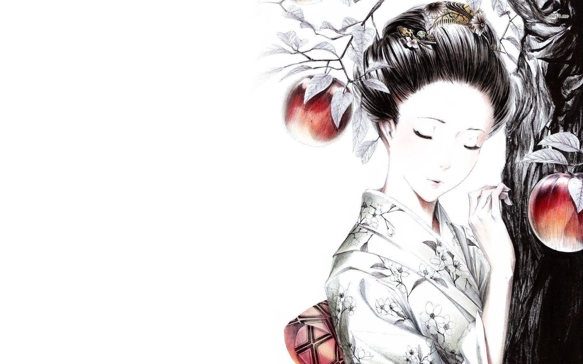 Detail Geisha Wallpaper Nomer 16