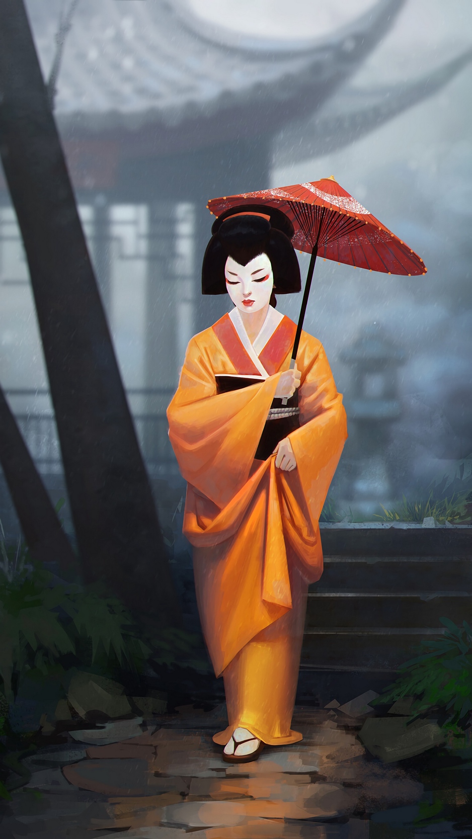 Detail Geisha Wallpaper Nomer 38