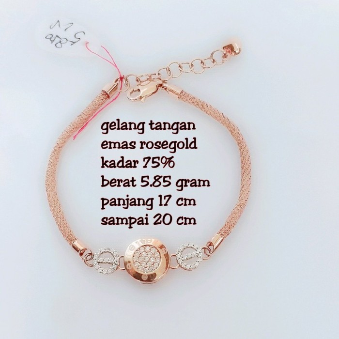 Detail Gelang Emas Bvlgari Nomer 19