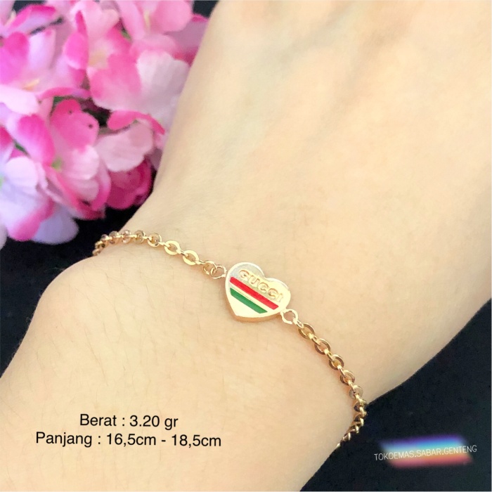 Detail Gelang Emas Gucci Nomer 34