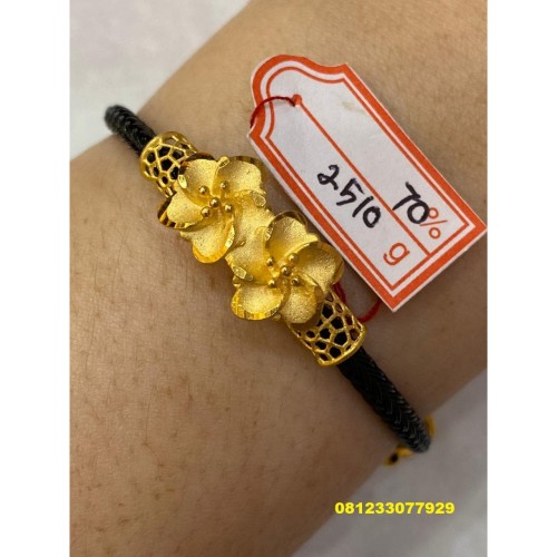 Detail Gelang Emas Tali Nomer 4