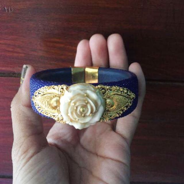 Detail Gelang Kulit Pari Nomer 18