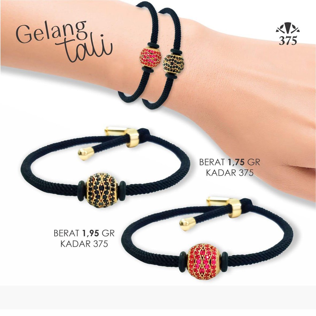 Detail Gelang Tali Emas Nomer 22