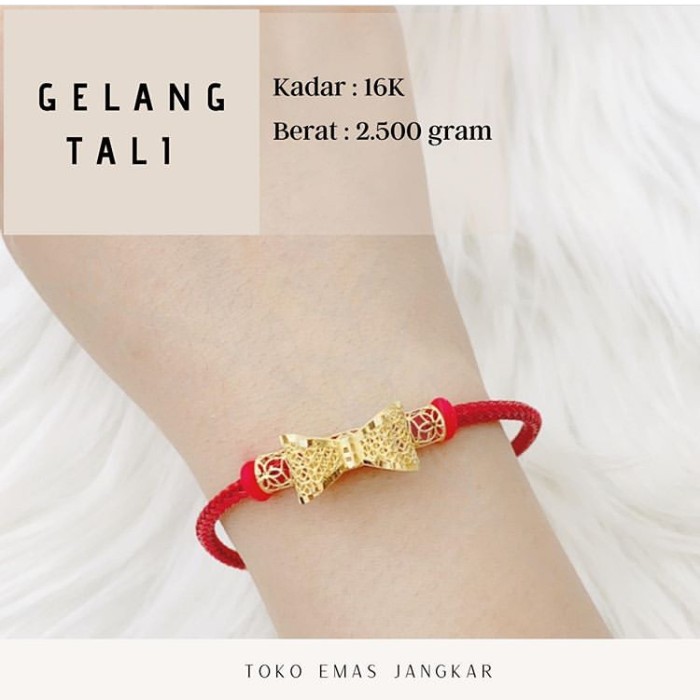 Detail Gelang Tali Emas Nomer 55