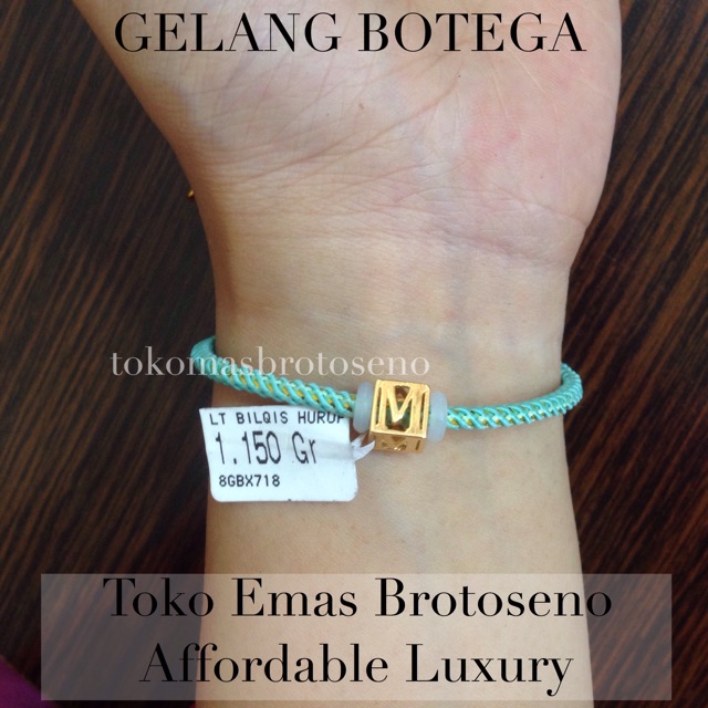 Detail Gelang Tali Emas Nomer 57