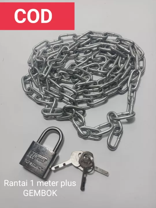 Detail Gembok Rantai Pagar Nomer 38