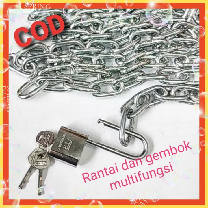 Detail Gembok Rantai Pagar Nomer 50