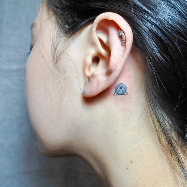 Detail Gemini Tattoos Behind Ear Nomer 12