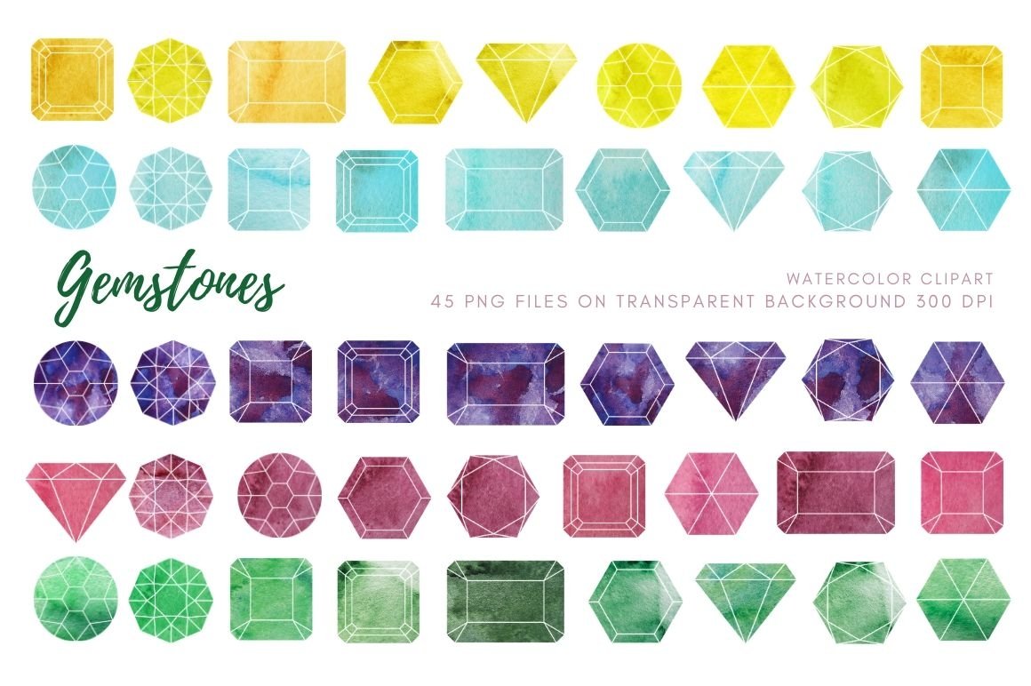 Detail Gemstone Clipart Nomer 18