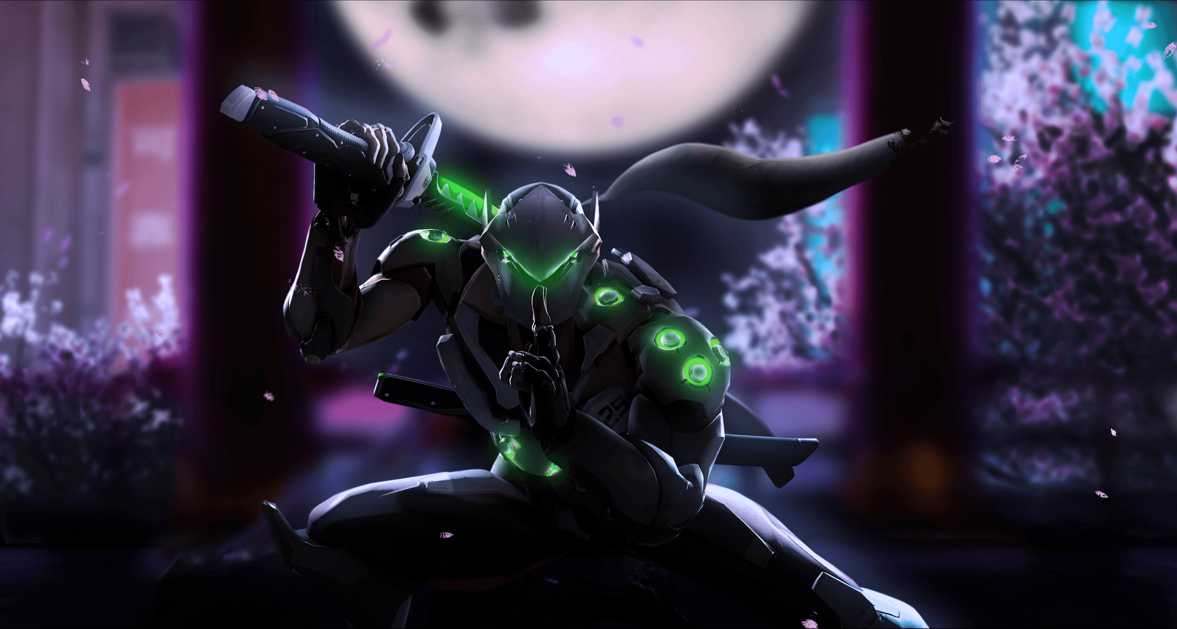 Detail Genji Overwatch Wallpaper Nomer 2