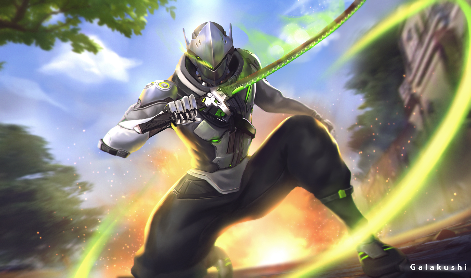 Detail Genji Overwatch Wallpaper Nomer 8