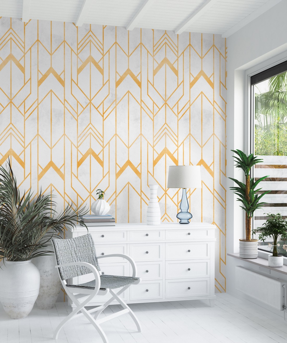 Detail Geometric Pattern Wallpaper Nomer 51