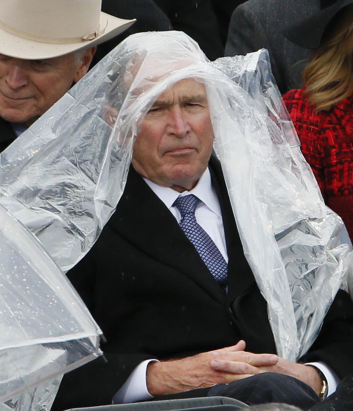 Detail George W Bush Raincoat Nomer 16