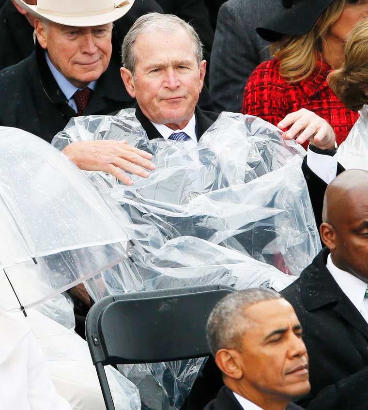 Detail George W Bush Raincoat Nomer 50