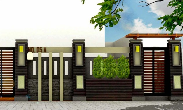 Detail Gerbang Rumah Minimalis Modern Nomer 55