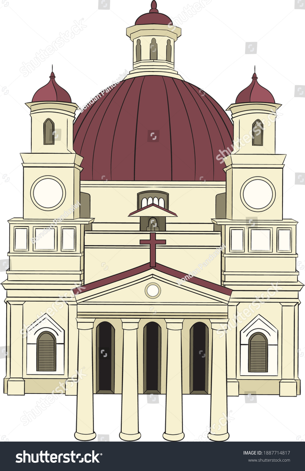 Detail Gereja Vector Png Nomer 21